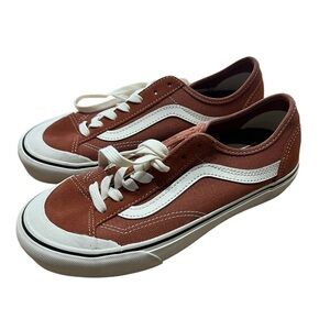 Vans Brick and White Sneakers